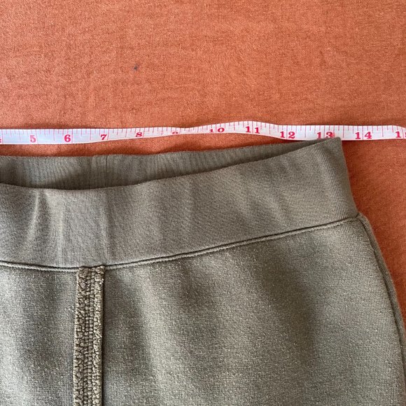 90s Calvin Klein Jeans Faux Sherpa Fleece Lined Maxi Skirt - Picture 2 of 10